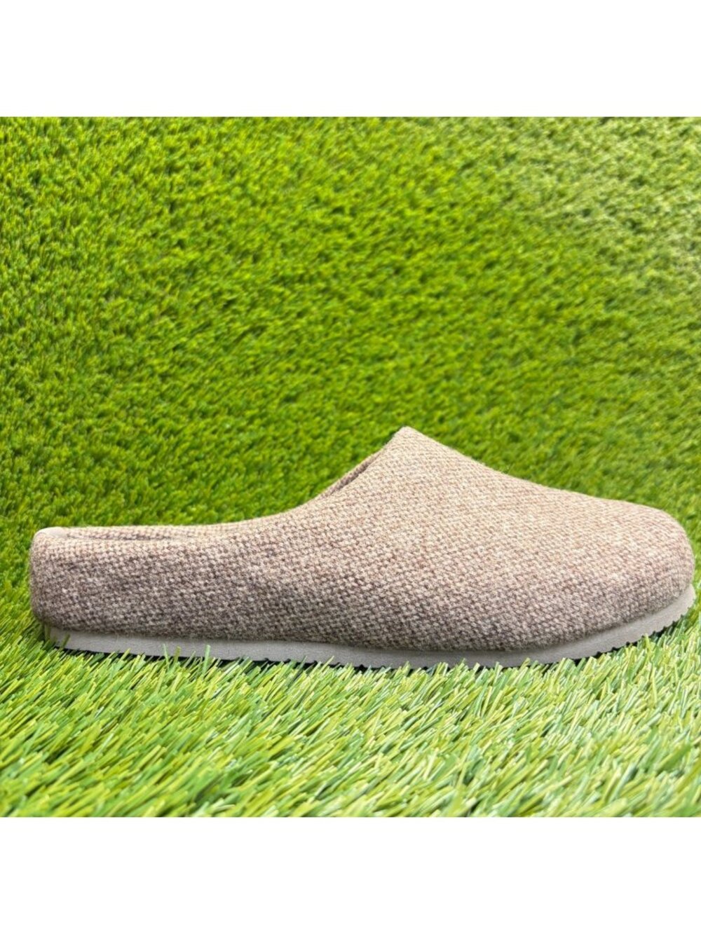 Allbirds Slipper Tweed Mens Size 9 Brown Casual Comfort Slip On Mule Slippers